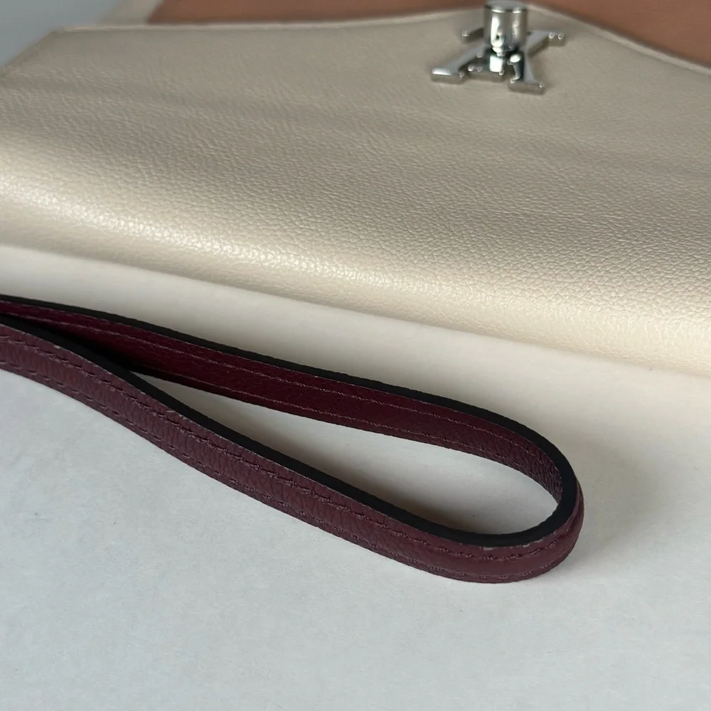 Authentic Louis Vuitton Pink MyLockMe Wristlet Clutch